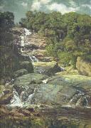 Nicolas-Antoine Taunay Small Cascade in Tijuca oil painting artist